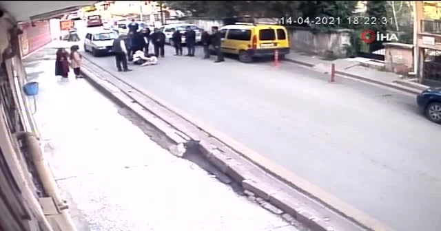 Otomobilin çarptığı çocuk ölümden döndü