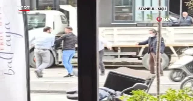 Taksici şehrin göbeğinde dehşeti yaşattı