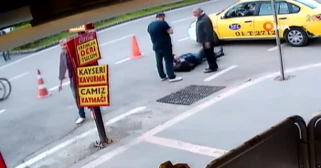 Taksicinin vurulma anı