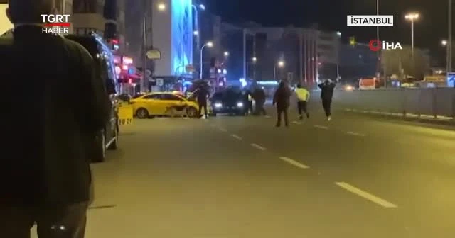 Yol ortasında 'kaza' kavgası