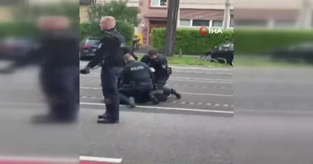 Alman polisi Türk vatandaşını darbetti