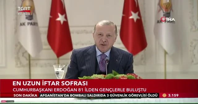 Cumhurbaşkanı Erdoğan'ı gördü gözyaşlarını tutamadı