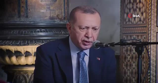 Cumhurbaşkanı Erdoğan Kur’an-ı Kerim okudu
