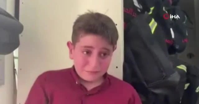 Filistinli çocuk, İsrail'in saldırısını gözyaşlarıyla anlattı