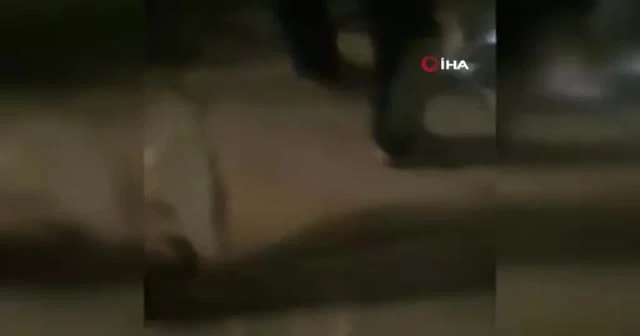 İsrail'in hain saldırısı kameraya yansıdı