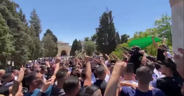 Mescid-i Aksa’da “Erdoğan” sesleri yükseldi