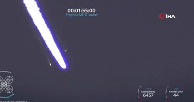 Rusya, Uluslararası Uzay İstasyonu'na kargo aracı fırlattı