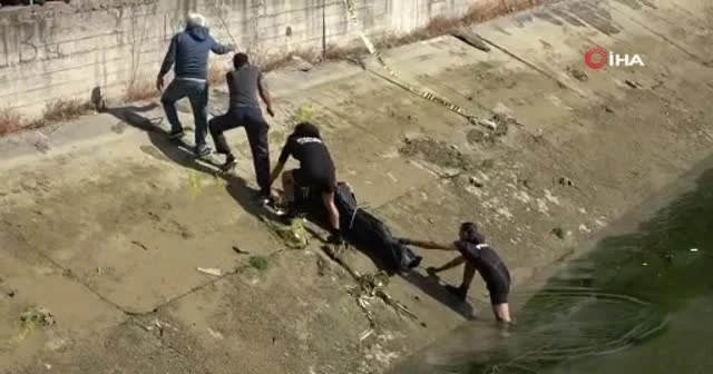 Sulama kanalında boğuldu