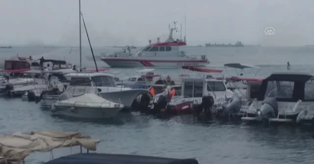 Balıkçı barınağında yangın: Tekneler yandı