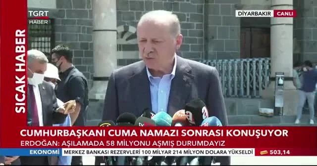 Erdoğan'dan Bayram açıklaması