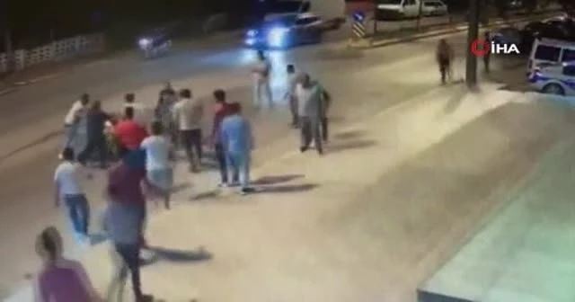 Husumetliler yolda karşılaşınca