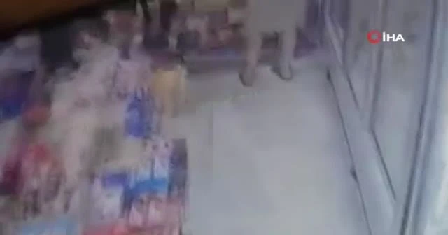 Marketteki tacizci şahsa dayak