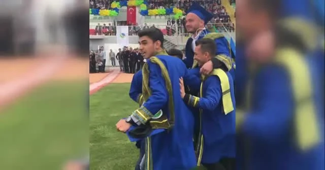 Şehit askerin mezuniyet görüntüleri ortaya çıktı