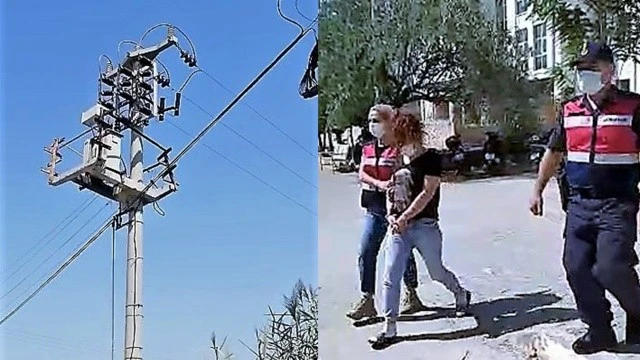 10 metre tırmanan ev hanımı 250 kg trafoyu çaldı