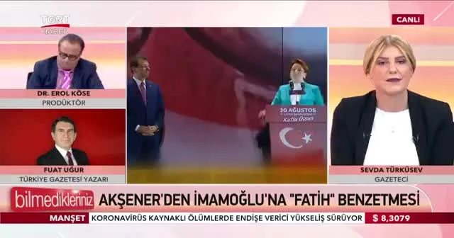 Akşener’in İmamoğlu’nu Fatih’e benzetmesi tepkilere neden oldu: Ancak mizahla açıklanabilir