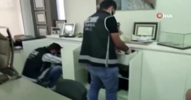 Altın operasyonu polis kamerasında