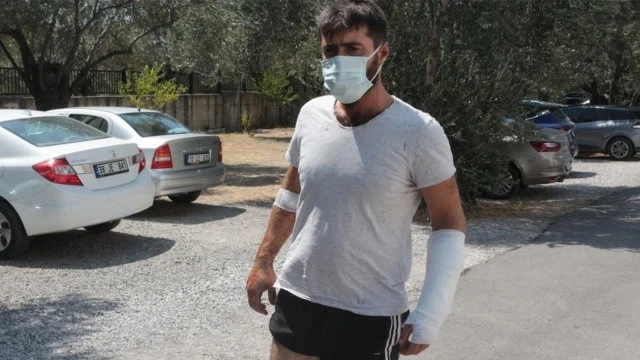 Ayı saldırısına uğrayan genç dehşet anlarını anlattı