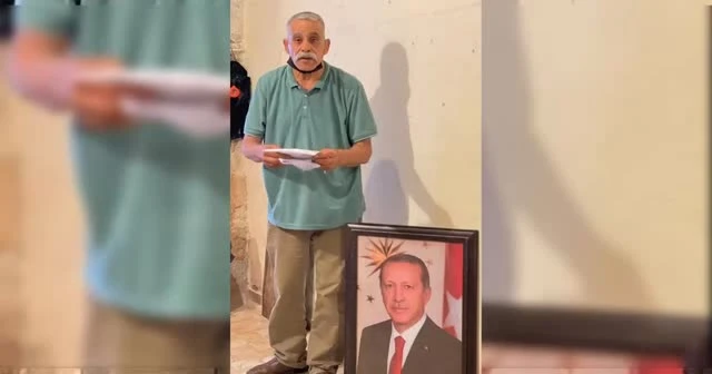 Dükkanına Erdoğan'ın fotoğrafını asan Filistinliye para cezası
