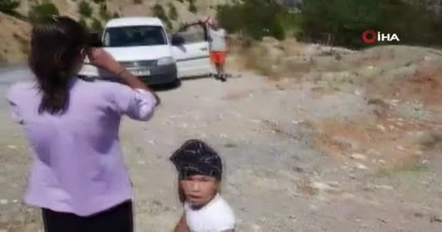 Ilıca'da yangın söndürme uçağı düştü...Panik anları kamerada