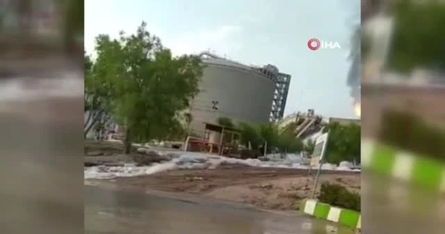 İran’da petrokimya tesisinde yangın çıktı