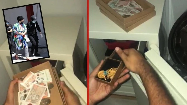 Kaçakçı öğretmenin kasasından servet çıktı