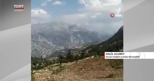Kahramanmaraş'ta yangın söndürme uçağı düştü