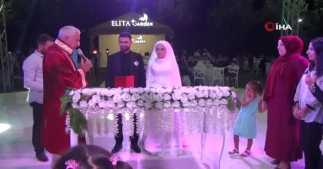 Nikahta güldüren sürpriz