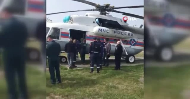 Rusya'da helikopter göle düştü: 8 ölü