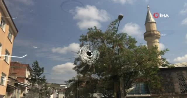 Aksiyon filmlerini aratmayan silahlı çatışma kamerada