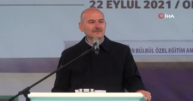 Bakan Soylu, Eren Bülbül adına yaptırılan okul açılışında duygulandı