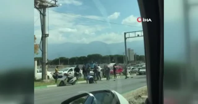 Bursa’da demir çubuklu sopalı yol verme kavgası