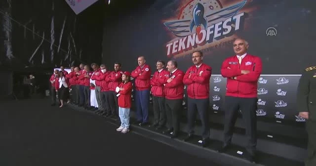 Erdoğan ve Sancar'dan TEKNOFEST selamı