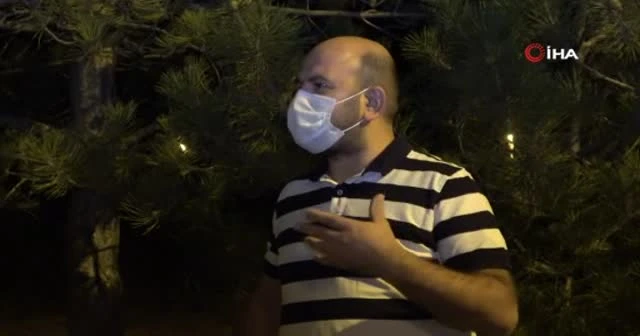 Eşiyle karantinayı delen vatandaştan ilginç tepki