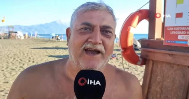 Petrol atıklarına aldırmadan yüzdü