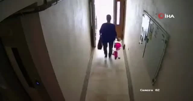 Pişkin hırsızın rahatlığı kamerada