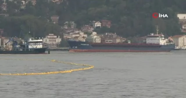 Sarıyer Yeniköy'de iki yük gemisi çarpıştı