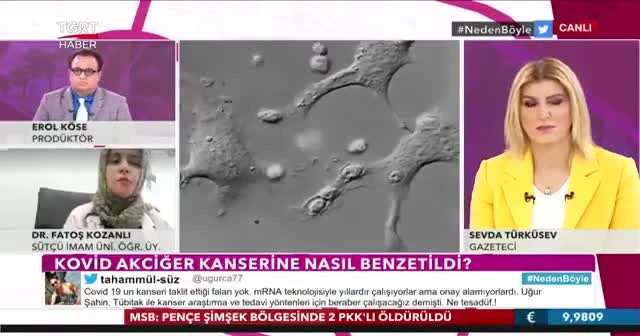 Taklitçi Covid-19 vakasının doktoru Fatoş Kozanlı TGRT Haber'e konuştu: