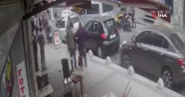 'Kahvaltılık' kavgası kamerada