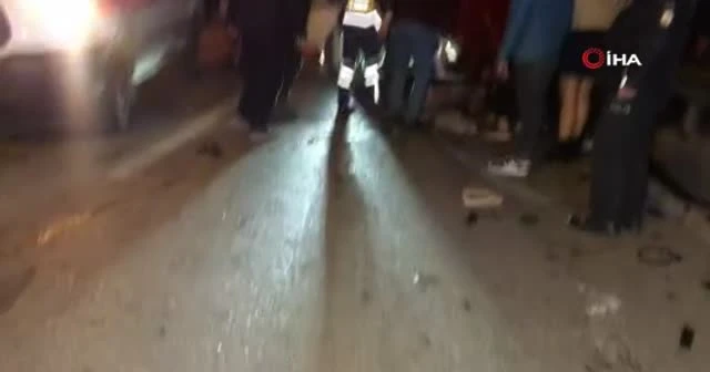 7 araç birbirine girdi, ortalık savaş alanına döndü
