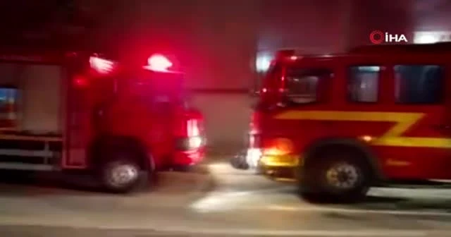 Gaziantep'te iplik fabrikasında yangın