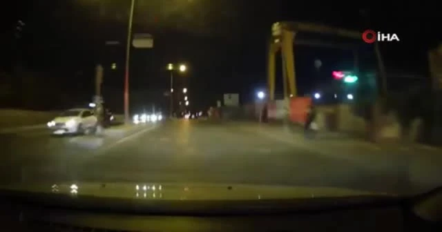 Göktaşının düşme anı kamerada