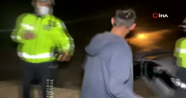 Kendi alkol testini kendi yaptı! Alkollü olduğunu kabul etti