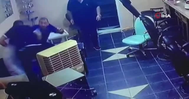 Kuaförde dehşet anları