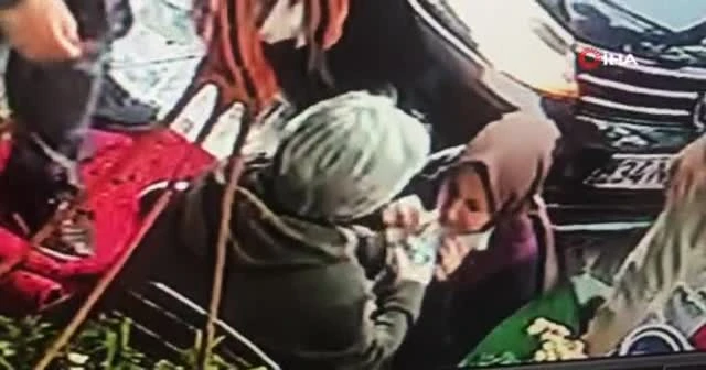 Marketten dönen kadın az kalsın canından oluyordu