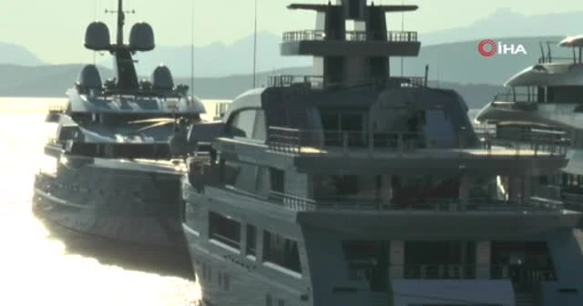 Milyon dolarlık yatlar Muğla'ya demirledi!