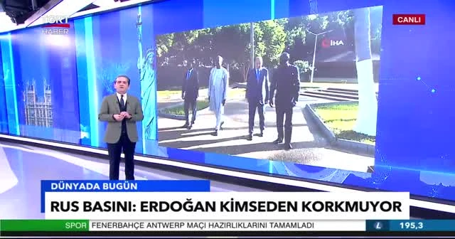 Rus basınında Cumhurbaşkanı Erdoğan'ın sözleri yer aldı: Kimseden korkmuyor