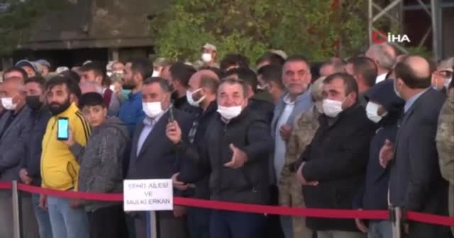 Şehit yakını duygulandırdı
