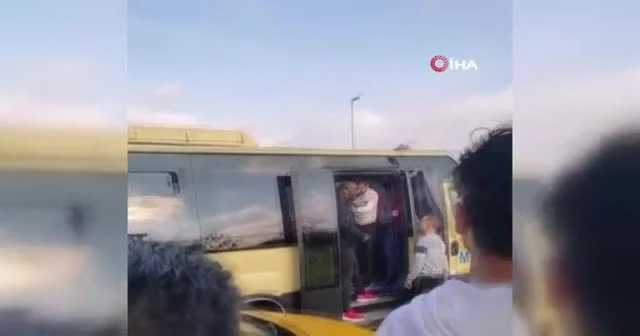 Esenyurt'ta demir sopalı taksici dehşeti kamerada
