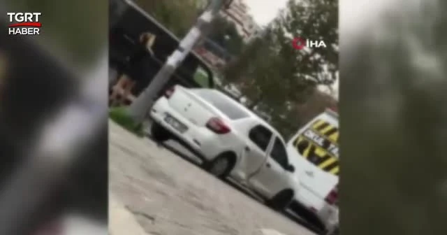 Eşi darbetti, öfkesini arabasından çıkardı
