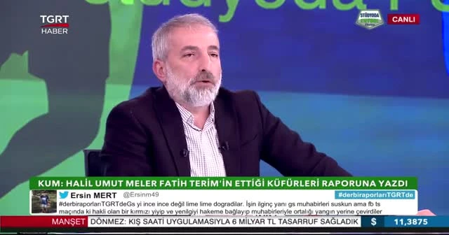 Gazeteci Tahir Kum: Derbide kırmızı kart gören Fatih Terim’in en az 8 maç ceza alması gerekiyor